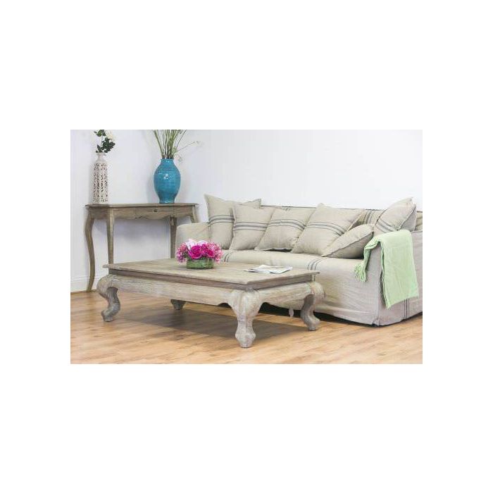 American Oak Grey Wash Coffee Table Sustainable Furniture